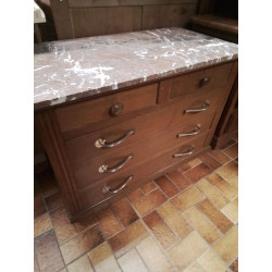 COMMODE 5 TIROIRS DESSUS...