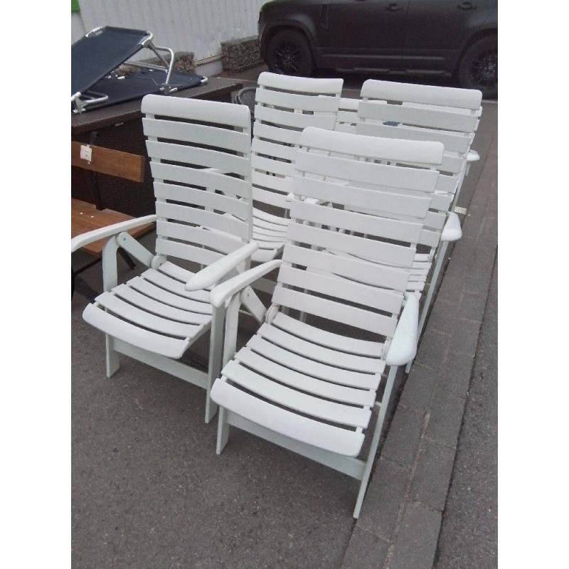 FAUTEUIL BLANC PLIABLE EXTERIEUR LA PIECE