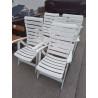 FAUTEUIL BLANC PLIABLE EXTERIEUR LA PIECE