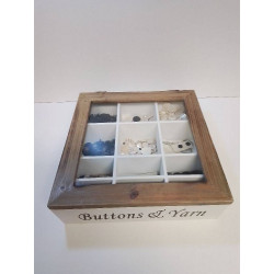 LOT DE BOUTONS AVEC BOITE 
