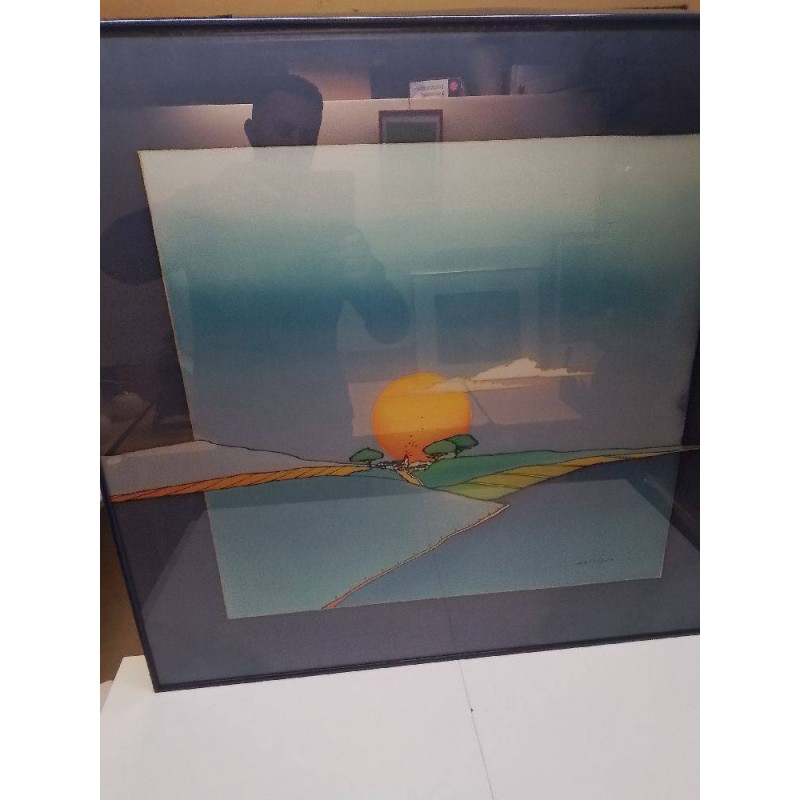 PEINTURE SUR SOIE BRUNO DELVIGNE