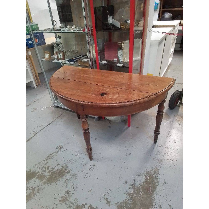 TABLE DEMI LUNE ANCIENNE