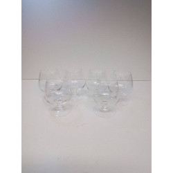 LOT 6 VERRES A COGNAC 