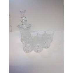BOUTEILLE + 6 VERRES A WHISKY 