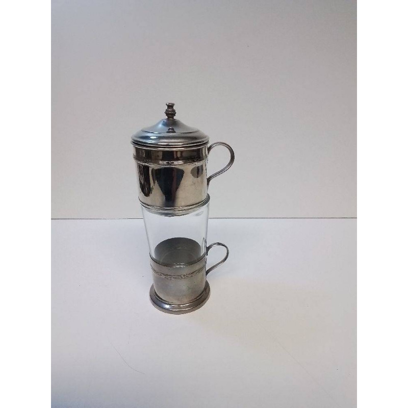 TASSE A INFUSION METAL ARGENTÉ 