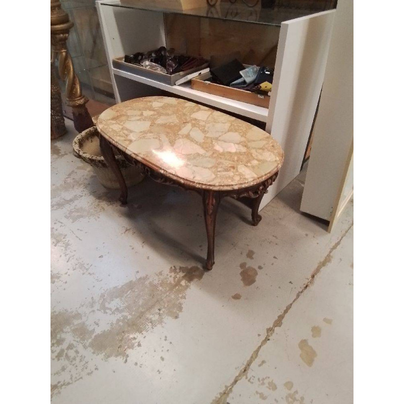 TABLE BASSE DESSUS MARBRE 