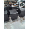 CAISSON DE BUREAU 3 TIROIRS NOIR LA PIECE