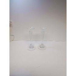 LOT CHANDELIER VERRE 
