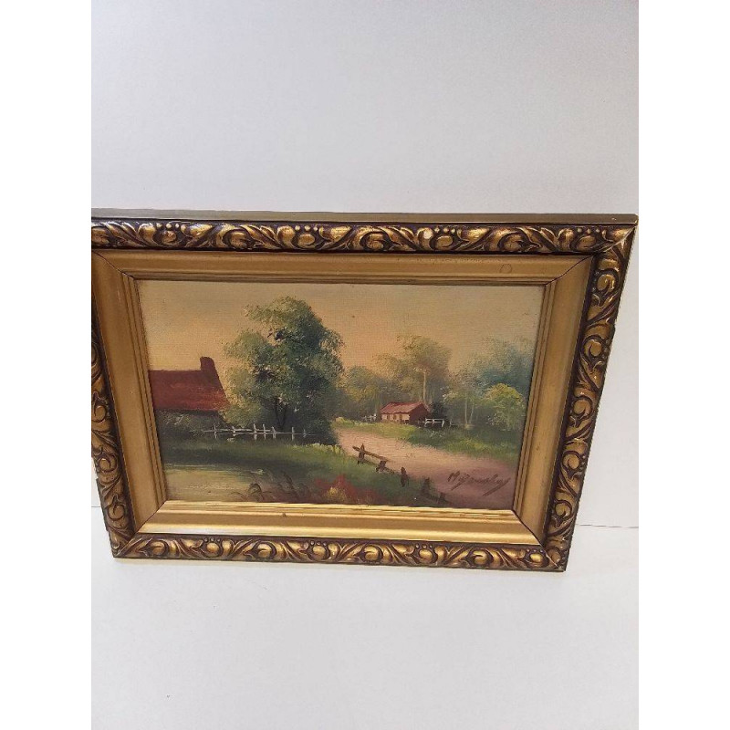 PEINTURE SUR HUILE SIGNÉ 