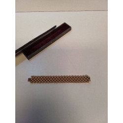 BRACELET PLAQUE OR 