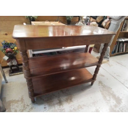 CONSOLE MERISIER 2 TIROIRS 