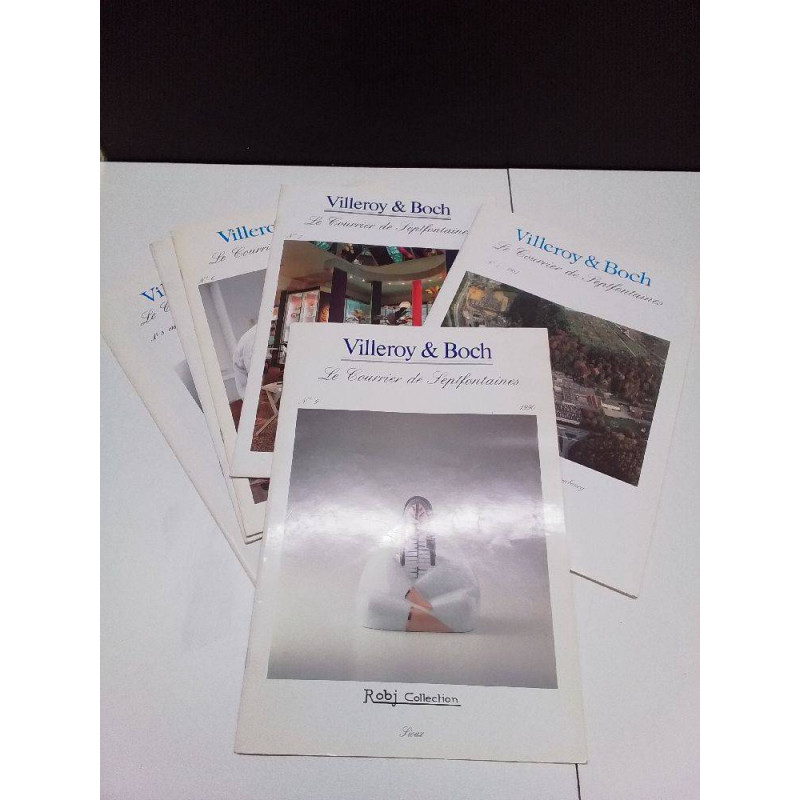 LOT BROCHURES VILLEROY ET BOCH 