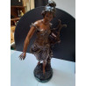 STATUETTE RÉGULE SIGNÉE + ESTAMPILLÉ 