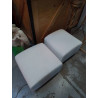 POUF BLANC 