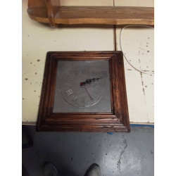 HORLOGE BOIS ÉTAIN 