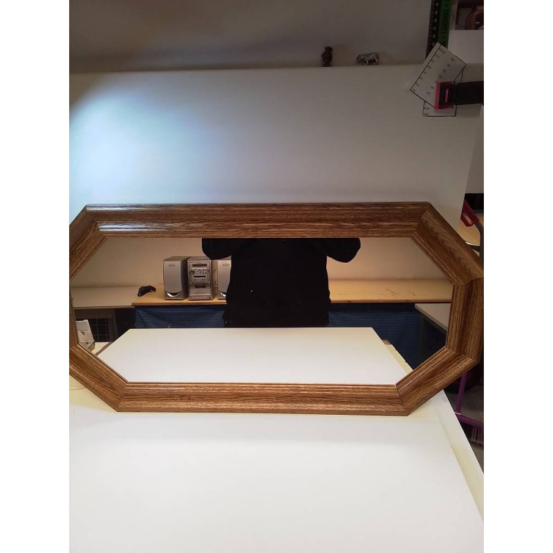MIROIR BORD BOIS 