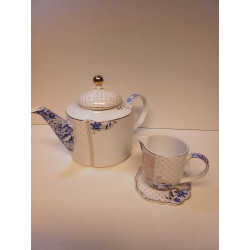 THÉIÈRE ET TASSE HOLLANDAIS 