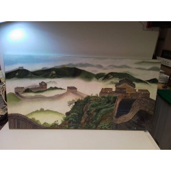 HUILE SUR TOILE MURAILLE DE...