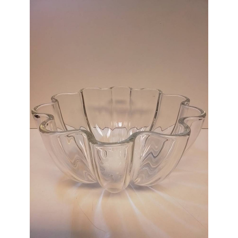 CORBEILLE EN VERRE 