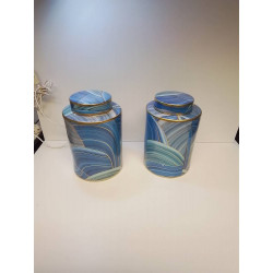 POT COUVERT BLEU LA PIECE