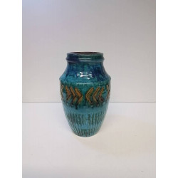VASE ALLEMAND BLEU MM
