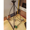 LUMINAIRE 4 FEUX METAL