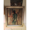 HUILE SUR CARTON DE HENRY DANTY FENETRE