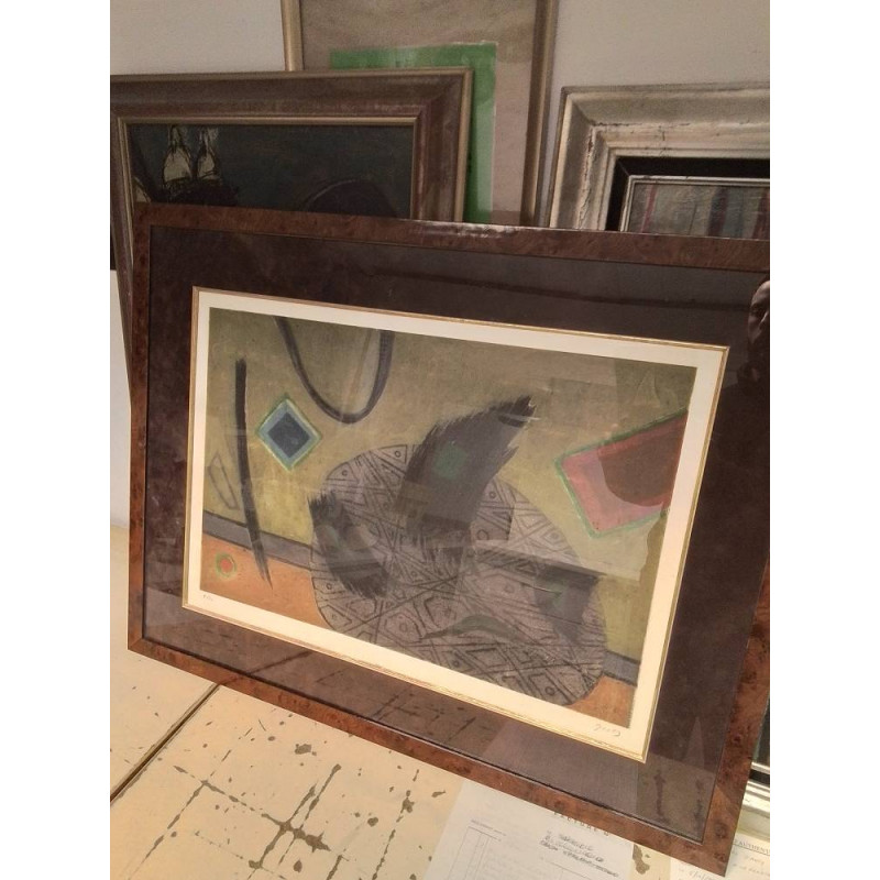 LITHOGRAPHIE ABSTRAITE GOETZ