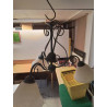 LUMINAIRE METAL 3 FEUX