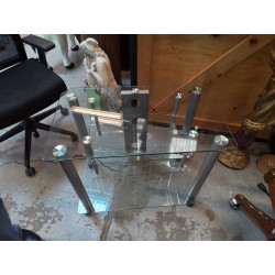 MEUBLE TELE VERRE