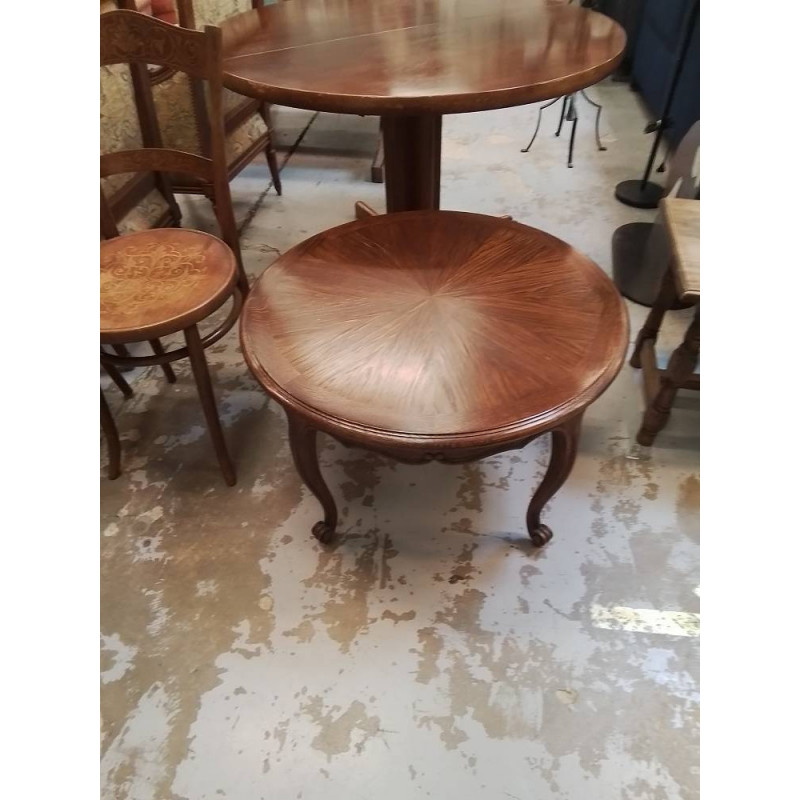 TABLE BASSE RONDE EN CHENE 