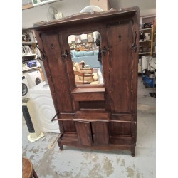 VESTIAIRE ANCIEN EN BOIS 2...