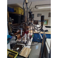 LUSTRE METAL 3 FEUX 