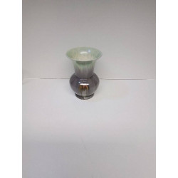 VASE ALLEMAND MAUVE ET BLEU