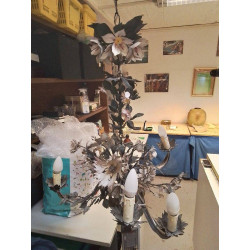 LUSTRE VINTAGE A FEUILLE 