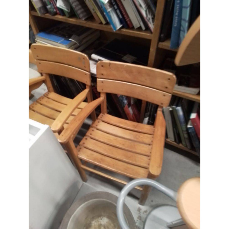 CHAISE BOIS ENFANT VINTAGE 