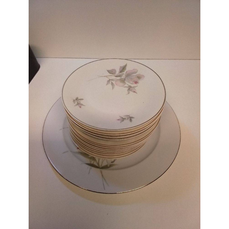 LOT D\'ASSIETTES BAVARIA + PLAT