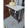 PORTE REVUES FORMICA ET METAL VINTAGE 