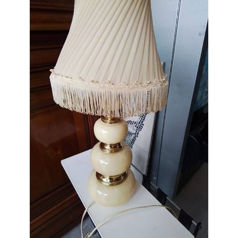 LAMPE A POSER EN ALBATRE 