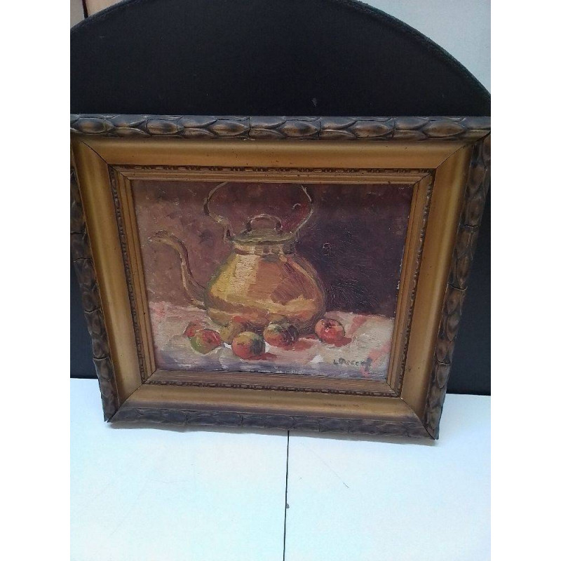 NATURE MORTE ENCADREMENT DORÉ 