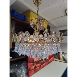SUSPENSION LAITON ET CRISTAL 