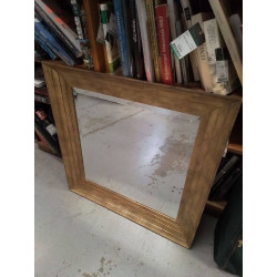 MIROIR BORD DORÉ VERRE...