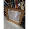 MIROIR BORD DORÉ VERRE BISEAUTÉ 