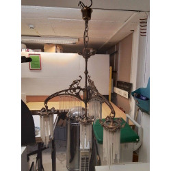 LUSTRE 4 FEUX ART NOUVEAU...