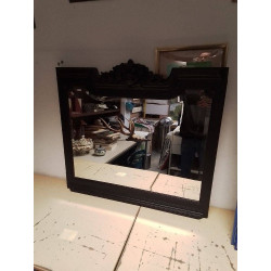 MIROIR BOIS ANCIEN NOIR