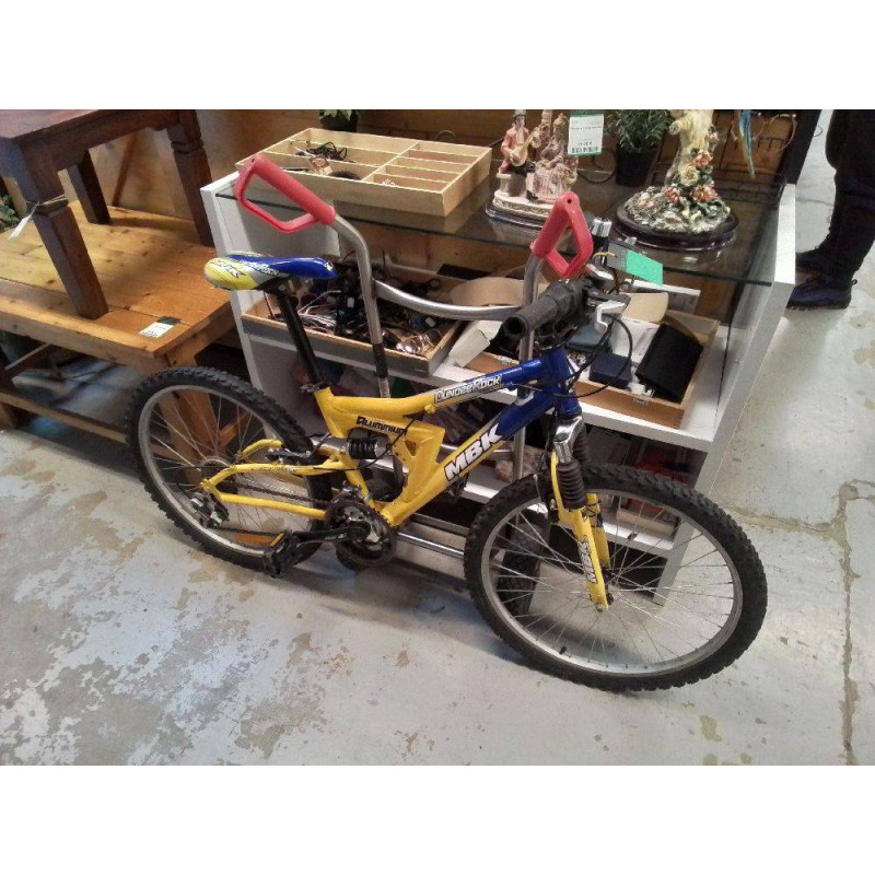 VTT JAUNE ET BLEU MBK