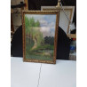 PASTEL BORD DE LAC  SIGNEE