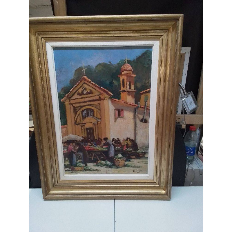 PEINTURE A L HUILE SIGNÉE JAYEZ