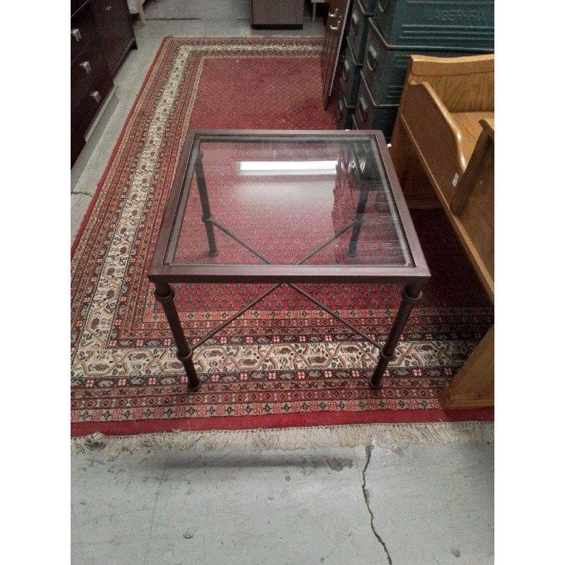 TABLE BASSE METAL ET VERRE 157383