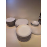 SERVICE MODERNE FILET BLEU